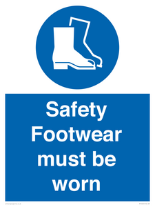 Safety Footwear must be worn